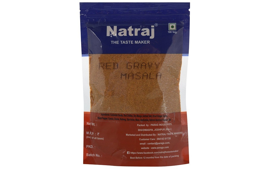 Natraj Red Gravy Masala   Pack  125 grams